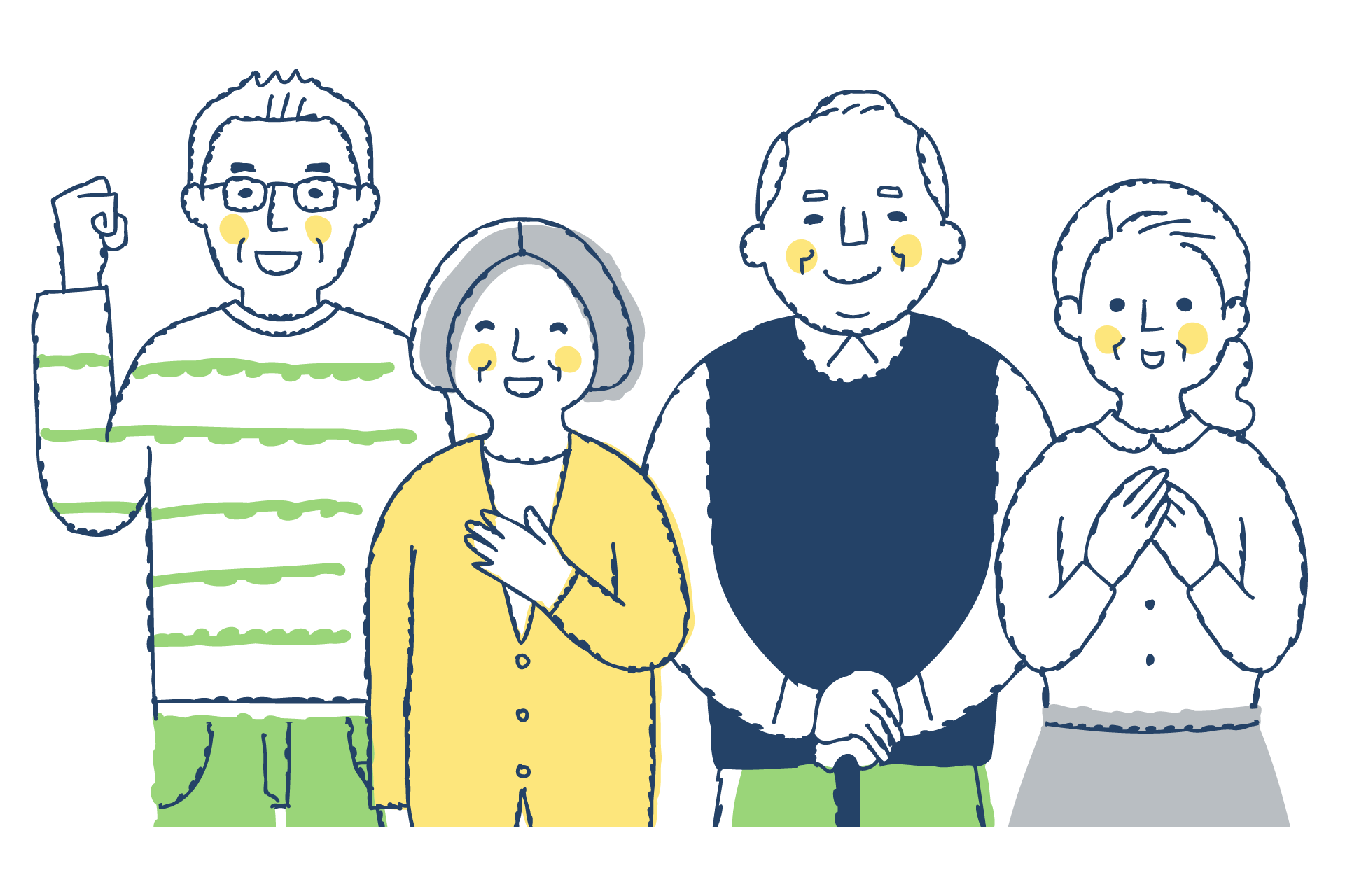 コミュニティが広がるイメージイラスト